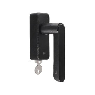Dauby DAUBY TUKAN window handle PH TUKAN /DKS - Aged Iron - Black (VO) - Lockable