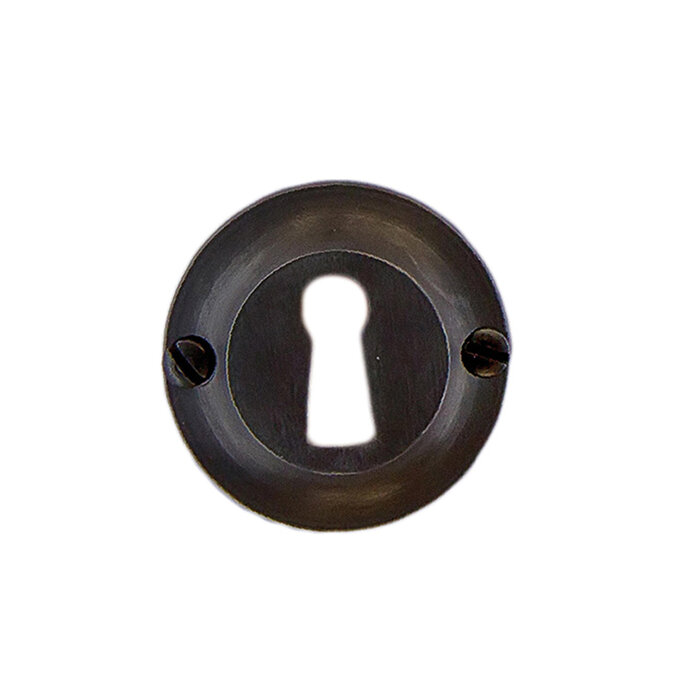 HDD 1 Sleutelplaatje rond RETRO 43 mm - Carbon Black