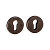 JNF Architectural Hardware Paar JNF veiligheidsrozetten voor cilinder – PVD Titanium Chocolade