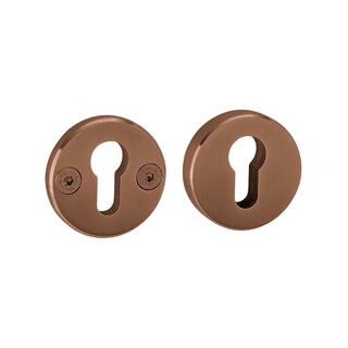 JNF Architectural Hardware Paar JNF-Sicherheitsrosetten für Zylinder – PVD-Titankupfer