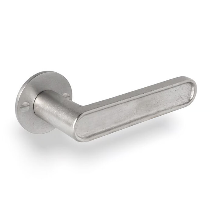 Dauby DAUBY CAST deurklinken op rond rozet – Mat Wit Brons (WBS)