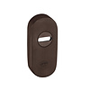JNF Architectural Hardware JNF-Sicherheitsschild für Europrofilzylinder – Titan-Schokoladen-PVD