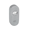 JNF Architectural Hardware JNF security shield for Euro profile cylinder – Satin stainless steel