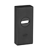 JNF Architectural Hardware Plaque de sécurité rectangulaire JNF pour cylindre à profil européen – PVD noir