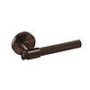 JNF Architectural Hardware JNF deurklinken op rond rozet – PVD Titanium Chocolate