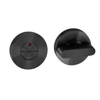 JNF Architectural Hardware JNF WC-garnituur – PVD Titanium Zwart