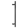 JNF Architectural Hardware JNF double door handle 600 mm – PVD Titanium Black – approx. 450 mm