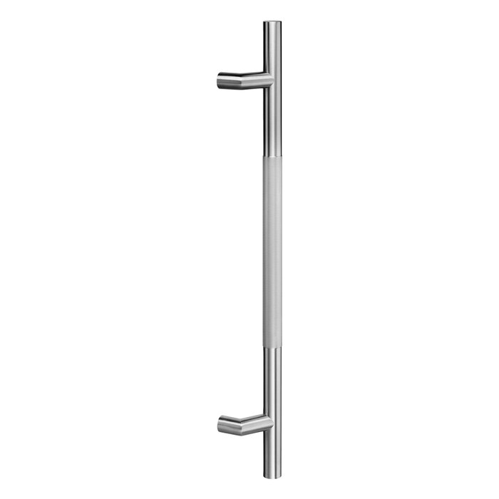 JNF Architectural Hardware JNF dubbele deurgreep 600 mm – Inox satijn – cc 450 mm