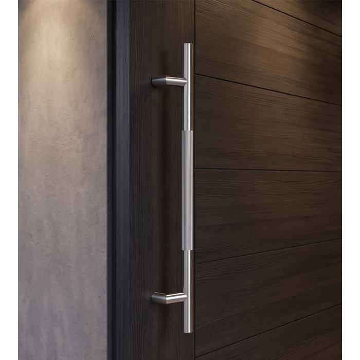 JNF Architectural Hardware JNF Doppeltürgriff 600 mm – Edelstahl satiniert – ca. 450 mm