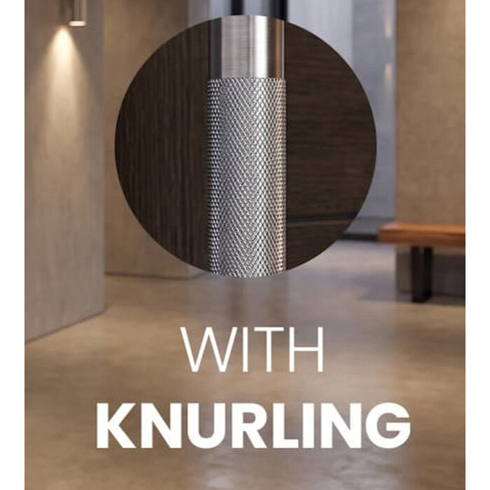 JNF Architectural Hardware JNF dubbele deurgreep 600 mm – Inox satijn – cc 450 mm