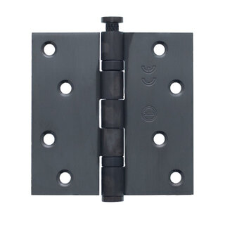 Intersteel Kogelscharnier recht 89x89x2,5 mm – PVD Antraciet