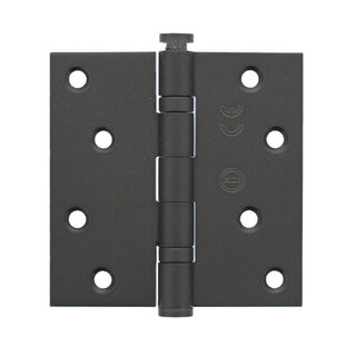 Intersteel Kogelscharnier recht 89x89x2,5 mm – Donker Brons