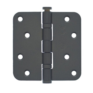 Intersteel Kogelscharnier afgerond 89x89x2,5 mm – Donker Brons