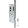 Assa Abloy Litto Schlüsselschloss 110/55 Edelstahloptik mit gerader Frontplatte