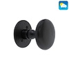 Dauby Bouton de porte simple fixe en fonte CDF BT278 - Noir (N)