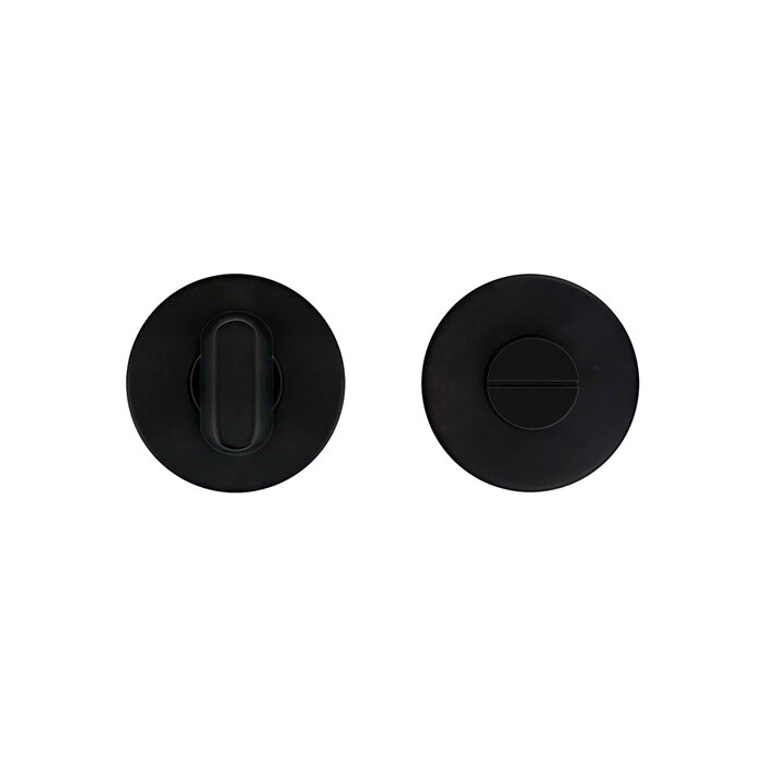 DKS Zwart wc garnituur zonder indicator - 52 x 11mm