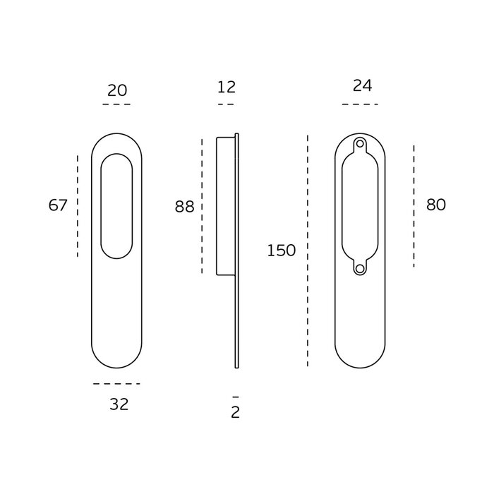 JNF Architectural Hardware JNF single lift-and-slide door handle - PVD titanium copper