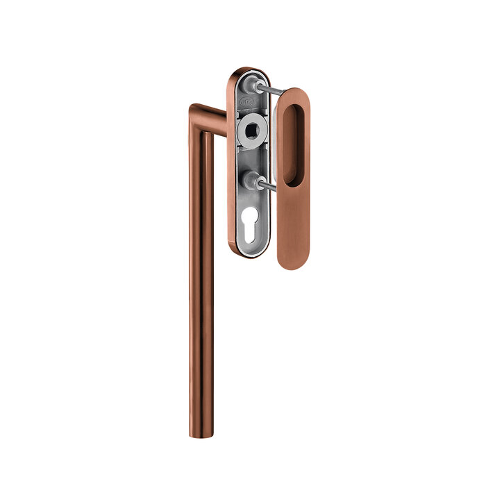 JNF Architectural Hardware JNF-Einhebel-Schiebetürgriff – PVD-Titankupfer