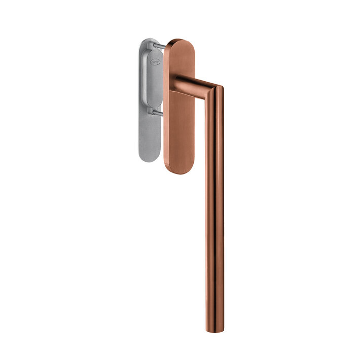 JNF Architectural Hardware Poignée de porte coulissante à levage simple JNF - Cuivre titane PVD