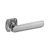 JNF Architectural Hardware Paar JNF ART DECO deurklinken IN.00.470 op rozet - Inox satijn