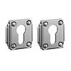 JNF Architectural Hardware Paar JNF ART DECO Cilinderrozetten IN.04.471.QP - Inox satijn