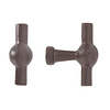 Dauby DAUBY CHEMIN DE FER furniture knob BT – Rust (RC) – 45 mm