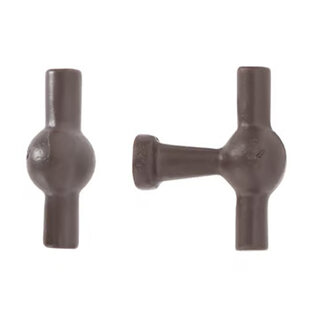 Dauby DAUBY CHEMIN DE FER Möbelknopf BT – Rost (RC) – 45 mm