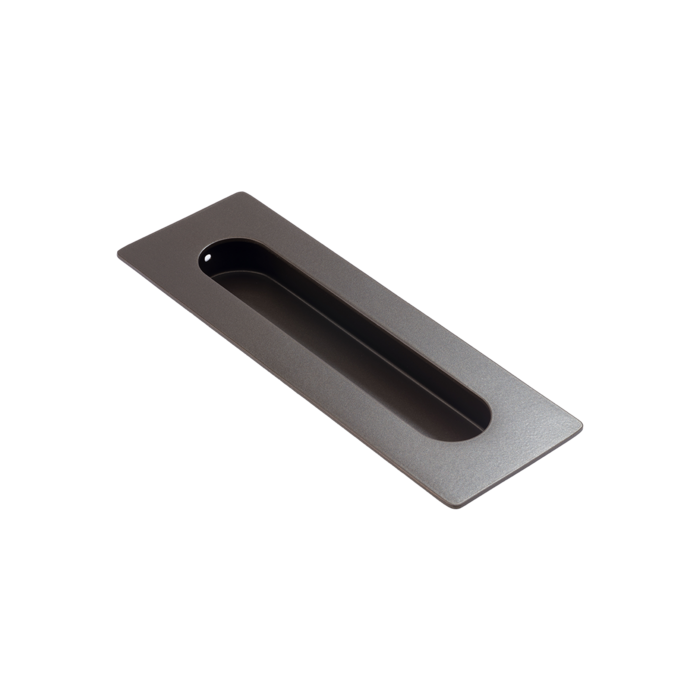 Dulimex Rectangular-oval sliding door handle 180x60 mm – Brushed bronze