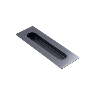 Dulimex Rectangular-oval sliding door handle 180x60 mm – PVD Gunmetal
