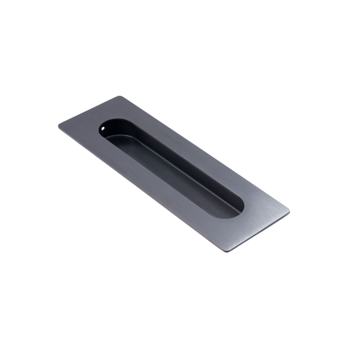 Dulimex Rechthoekig-ovale schuifdeurkom 180x60 mm – PVD Gunmetal