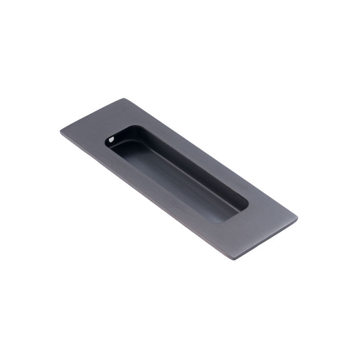 Dulimex Rechthoekige schuifdeurkom 120x40 mm – PVD Gunmetal