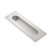 Dulimex Rectangular-oval sliding door handle 180x60 mm – Brushed stainless steel