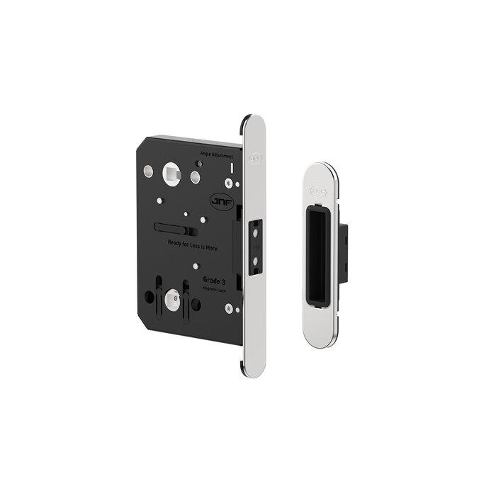 JNF Architectural Hardware JNF MAGNACORE Magnetschloss 2-in-1 Schlüssel/WC – Polierter Edelstahl
