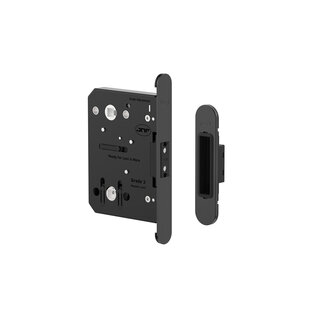 JNF Architectural Hardware Serrure magnétique JNF MAGNACORE 2 en 1 clé/WC – PVD noir