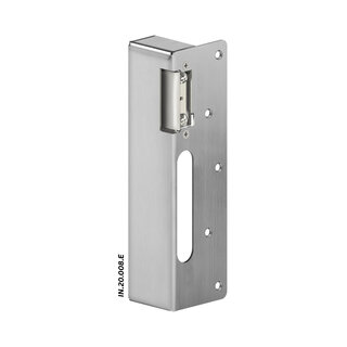 JNF Architectural Hardware Gâche électrique JNF 12 V pour serrure de sécurité IN.20.005.D – Acier inoxydable satiné