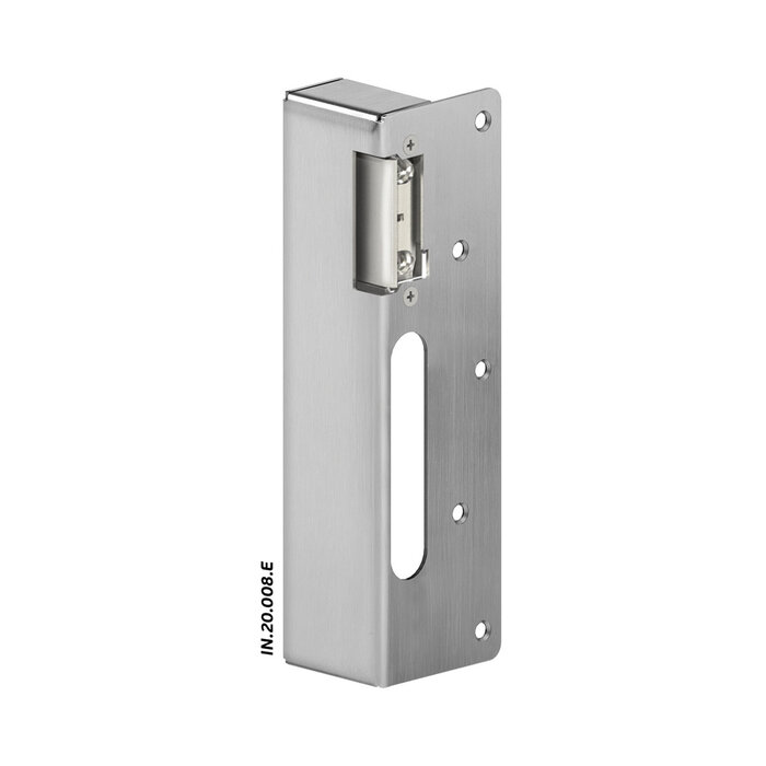 JNF Architectural Hardware Gâche électrique JNF 12 V pour serrure de sécurité IN.20.005.D – Acier inoxydable satiné