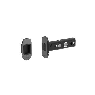 JNF Architectural Hardware JNF Magnet-Einsteckschloss für Innentüren – Dornmaß 60 mm – Schwarz PVD