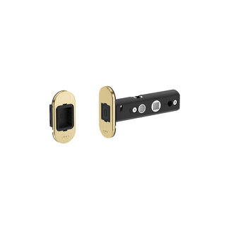 JNF Architectural Hardware JNF magnetisch insteekslot voor binnendeuren – Doornmaat 60 mm – Goud PVD