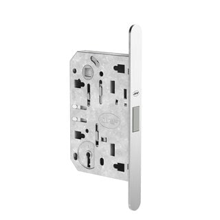 JNF Architectural Hardware Serrure à mortaiser magnétique JNF MAGNALITE – 90/50 mm – Acier inoxydable satiné