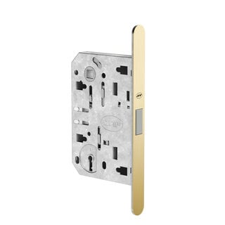 JNF Architectural Hardware JNF MAGNALITE magnetisch insteekslot – 90/50 mm – Goud PVD