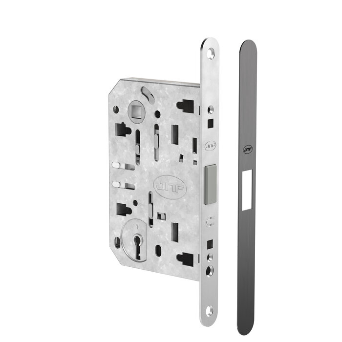 JNF Architectural Hardware JNF MAGNALITE magnetic lock with key lock – 90/50 mm – Black PVD