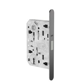 JNF Architectural Hardware JNF MAGNALITE magnetic lock with key lock – 90/50 mm – Black PVD
