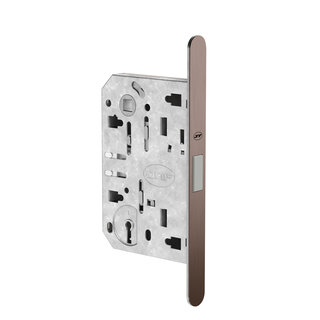 JNF Architectural Hardware JNF MAGNALITE magnetisch insteekslot – 90/50 mm – Titanium Chocolate PVD