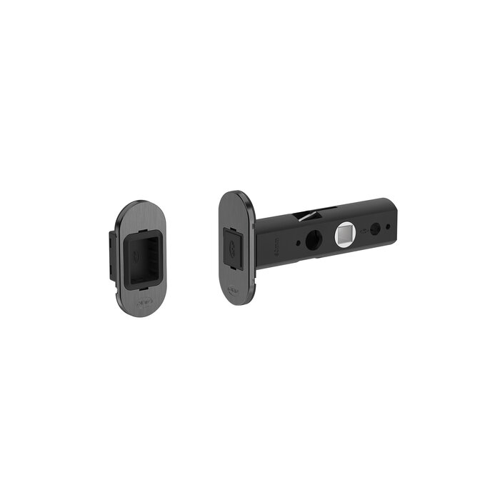 JNF Architectural Hardware JNF WC bolt lock 60 mm for WC set – Black PVD