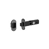 JNF Architectural Hardware JNF WC bolt lock 60 mm for WC set – Black PVD