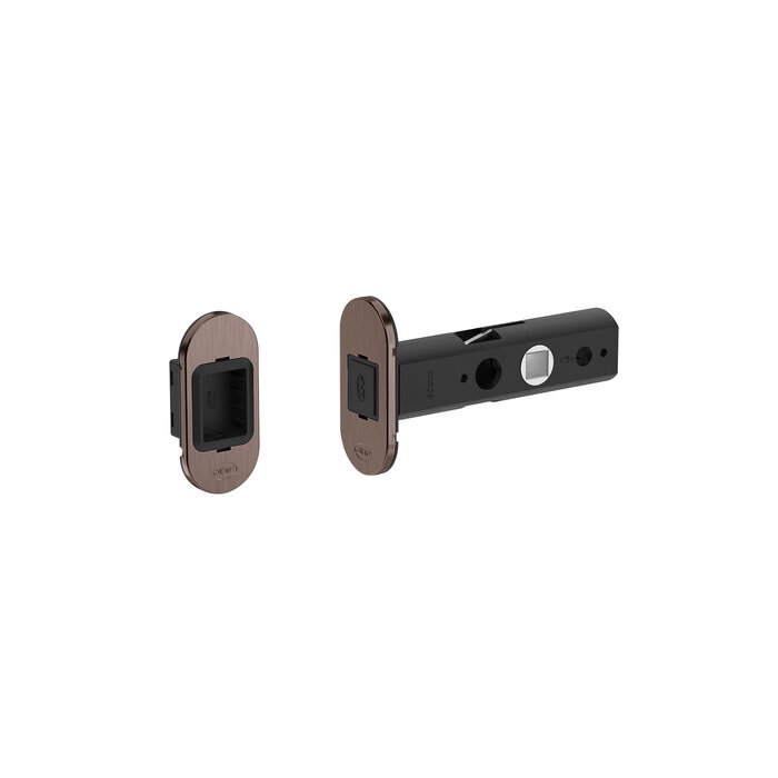 JNF Architectural Hardware JNF WC-grendelslot 60 mm voor WC-garnituur – Titanium Chocolate PVD