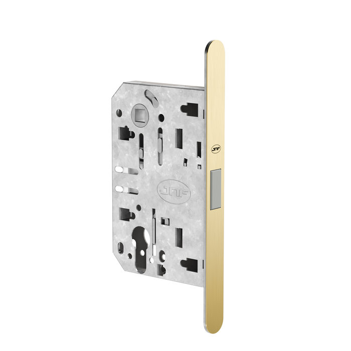 JNF Architectural Hardware JNF MAGNALITE magnetic mortise lock – 90/50 mm – Gold PVD