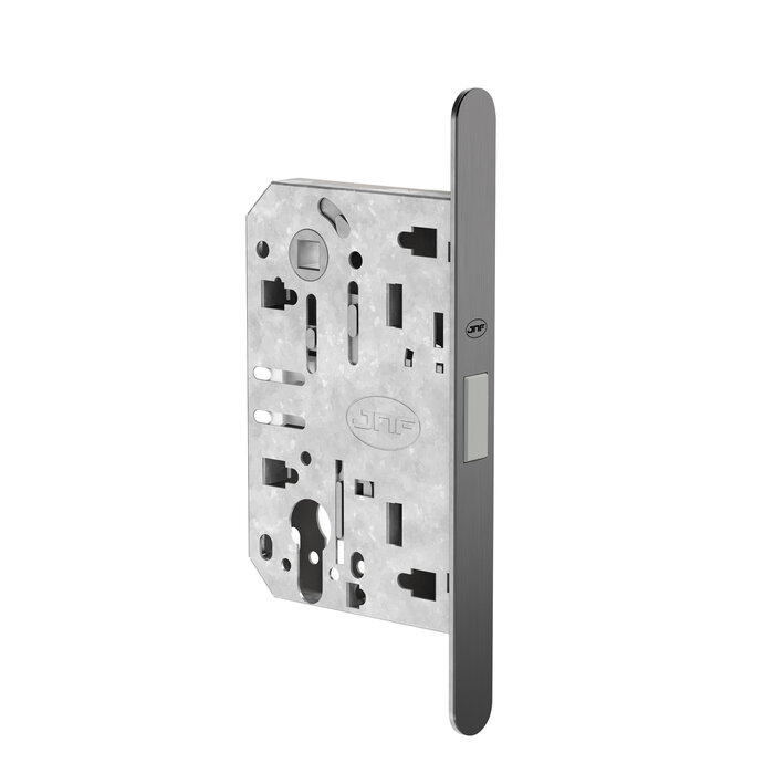 JNF Architectural Hardware JNF MAGNALITE Magnet-Einsteckschloss – 90/50 mm – Schwarz PVD
