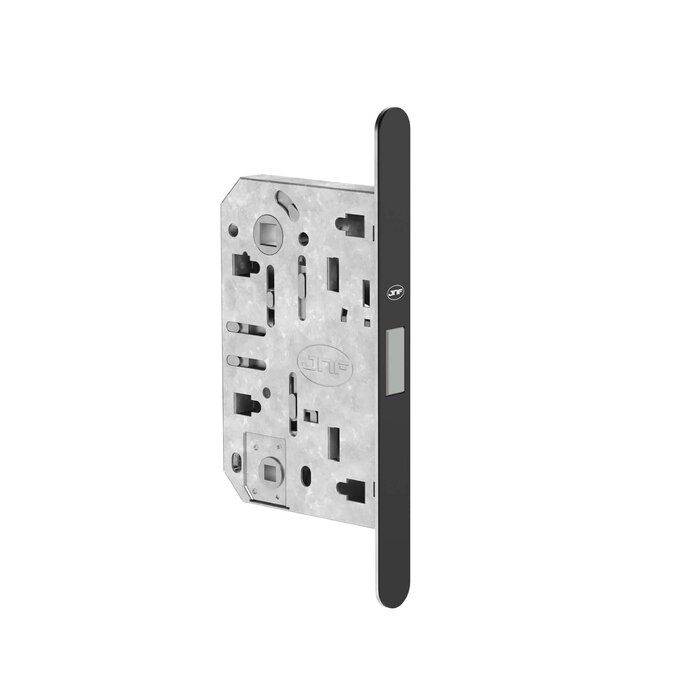 JNF Architectural Hardware Serrure à mortaiser magnétique JNF MAGNALITE – 90/50 mm – Noir RAL 9005