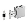 JNF Architectural Hardware JNF FLAT Einbau-Türgriff mit Einsteckschloss – 120 x 120 mm – Reines Holz
